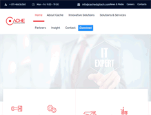 Tablet Screenshot of cachedigitech.com